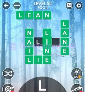 Wordscapes Level 52 Answers [ + Bonus Words ] - GameAnswer