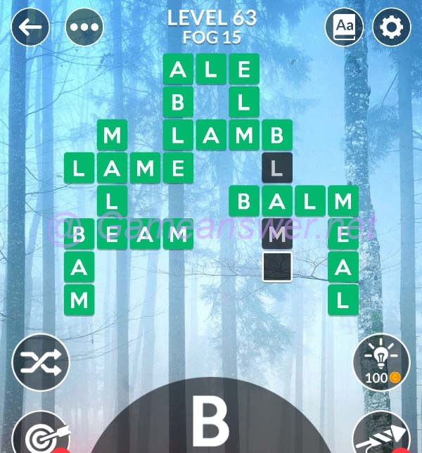 Wordscapes Level 63