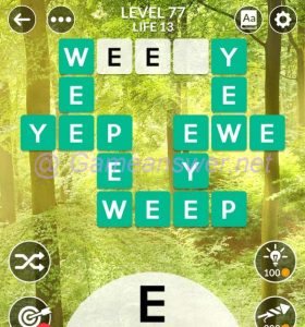 Wordscapes Level 77 Answers [ + Bonus Words ] - GameAnswer