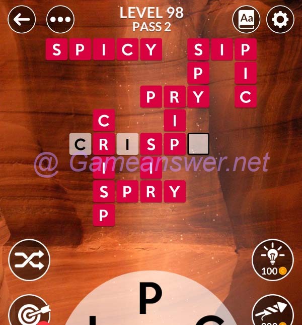 Wordscapes Level 98