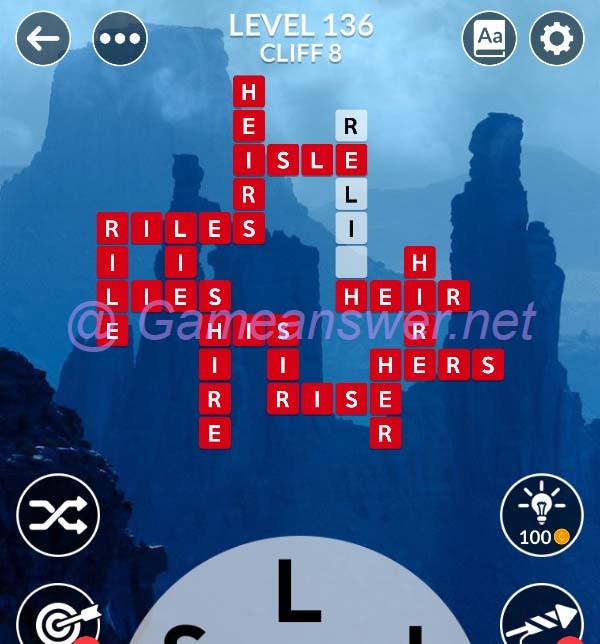 Wordscapes Level 136