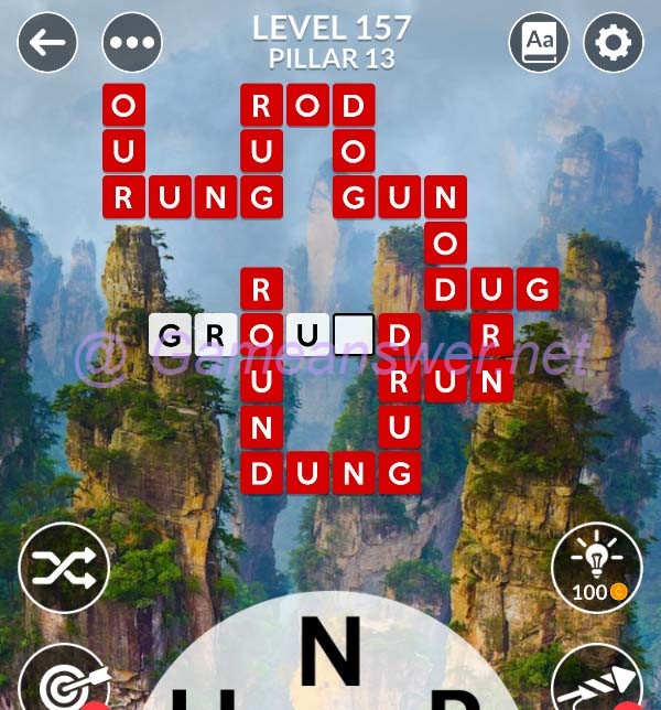 Wordscapes Level 157