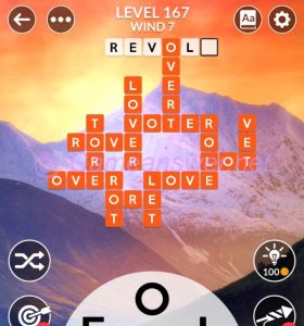 Wordscapes Level 167 Answers [ + Bonus Words ] - GameAnswer