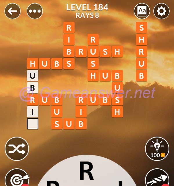 Wordscapes Level 184