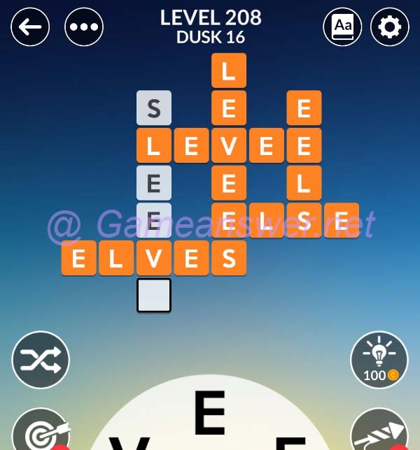 Wordscapes Level 208