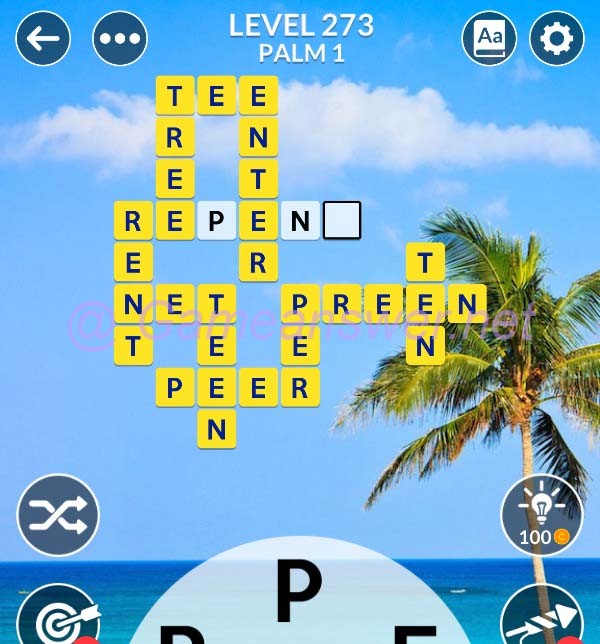 Wordscapes Level 273 Answers Bonus Words Gameanswer