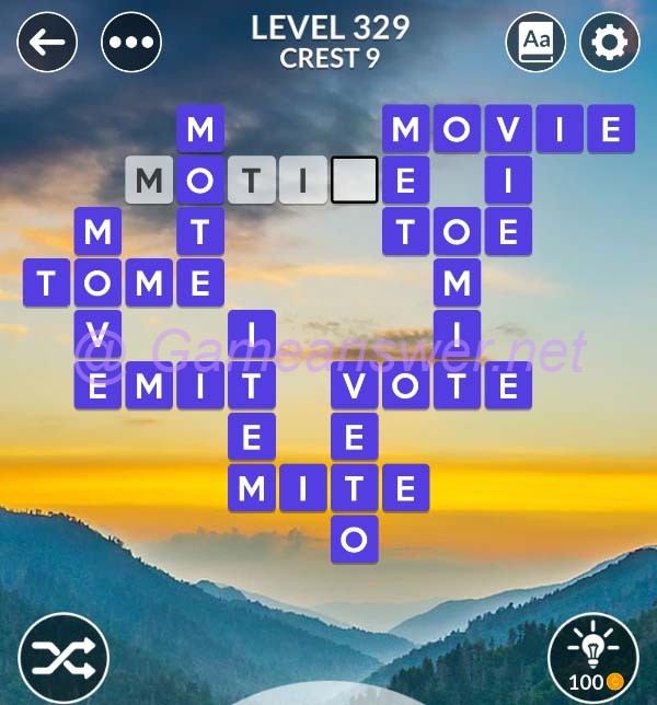 Wordscapes Level 329 Answers Bonus Words Gameanswer
