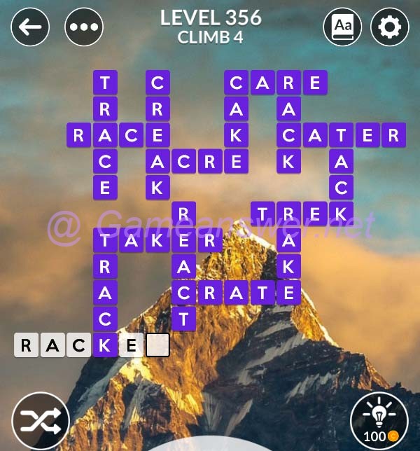 Wordscapes Level 356