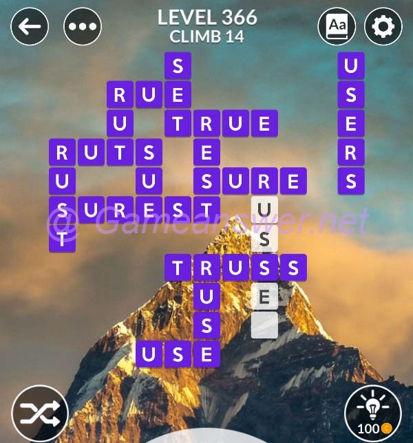 Wordscapes Level 366