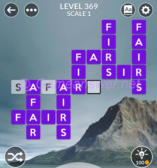 Wordscapes Level 369