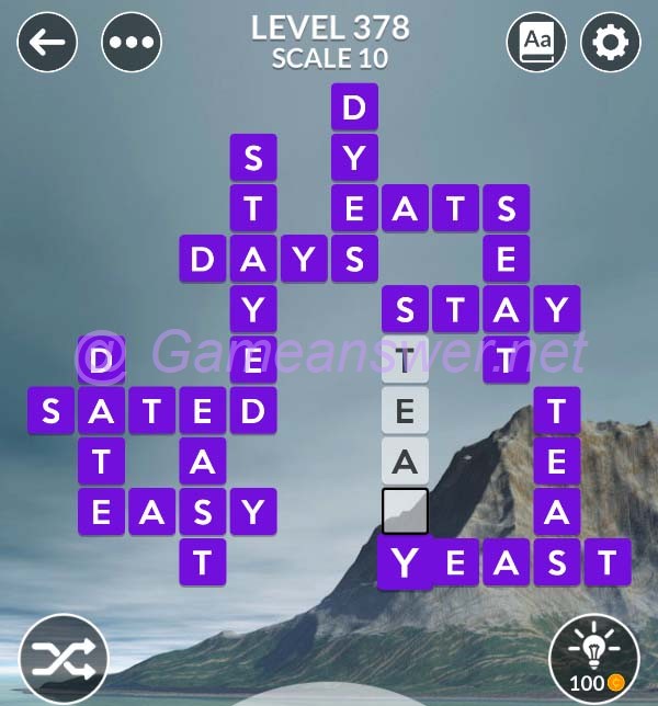 Wordscapes Level 378