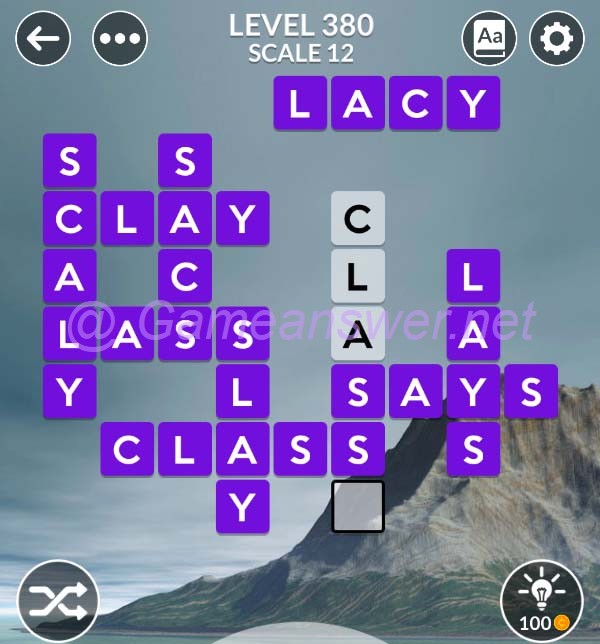 Wordscapes Level 380