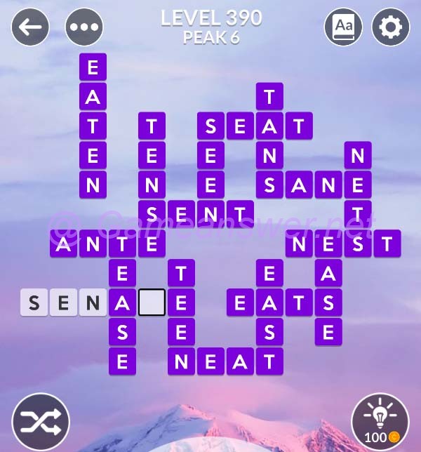 Wordscapes Level 390