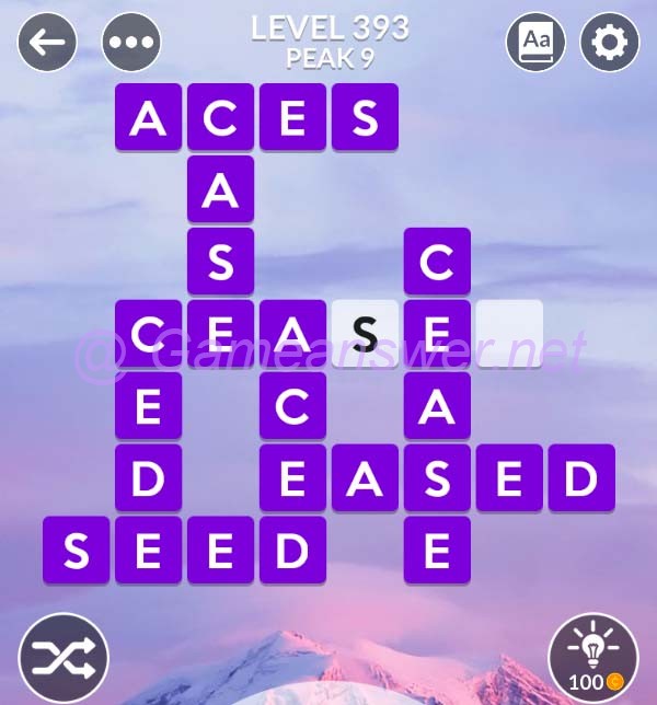 Wordscapes Level 393