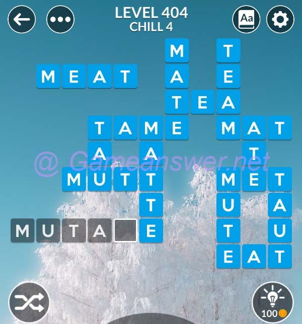 Wordscapes Level 404