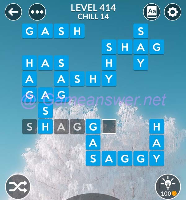 Wordscapes Level 414