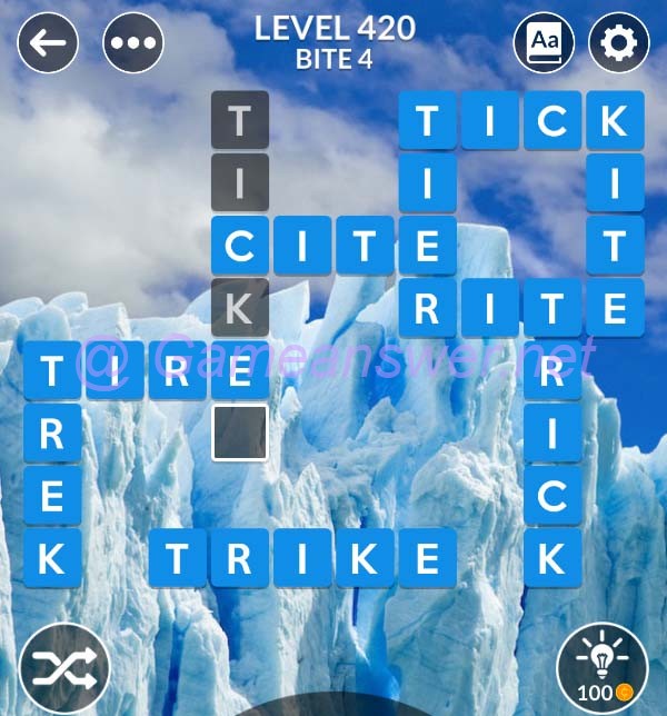 Wordscapes Level 420