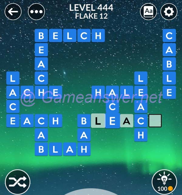 Wordscapes Level 444