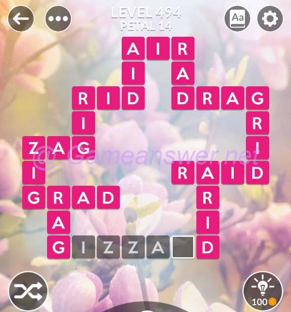 Wordscapes Level 494