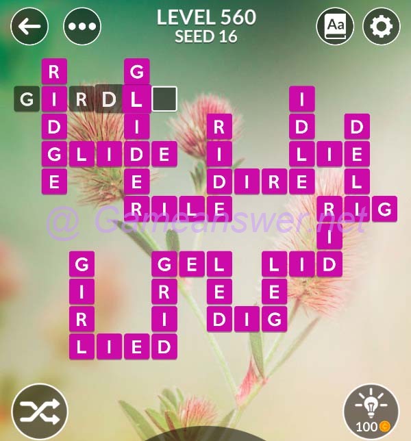 Wordscapes Level 560