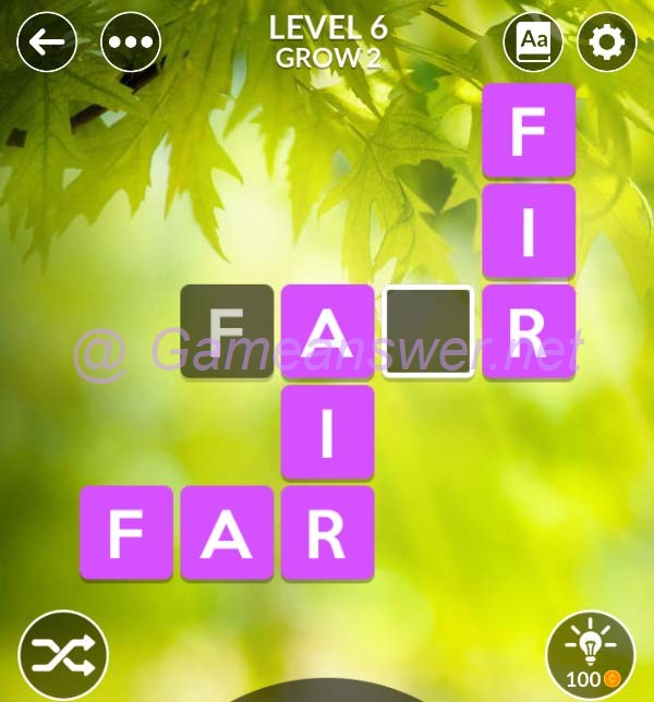 Wordscapes Level 6