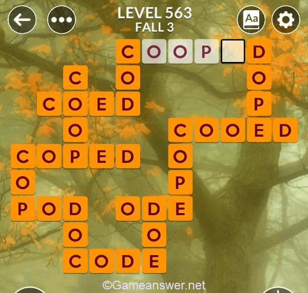 Wordscapes Level 563