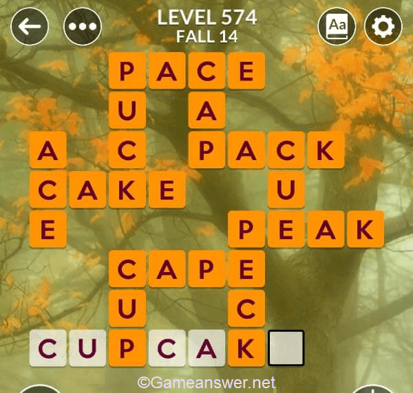 Wordscapes Level 574