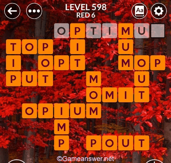 Wordscapes Level 598