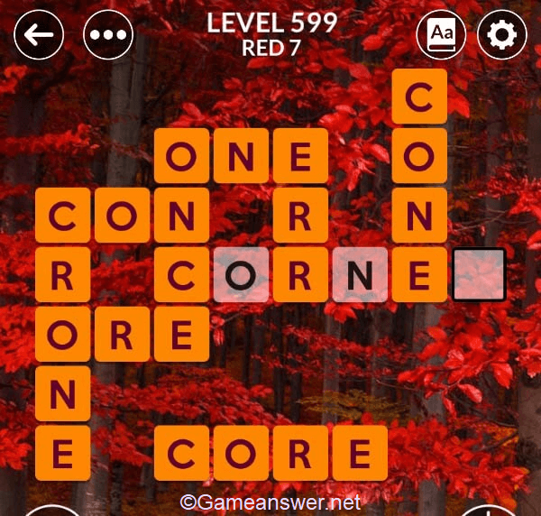 Wordscapes Level 599