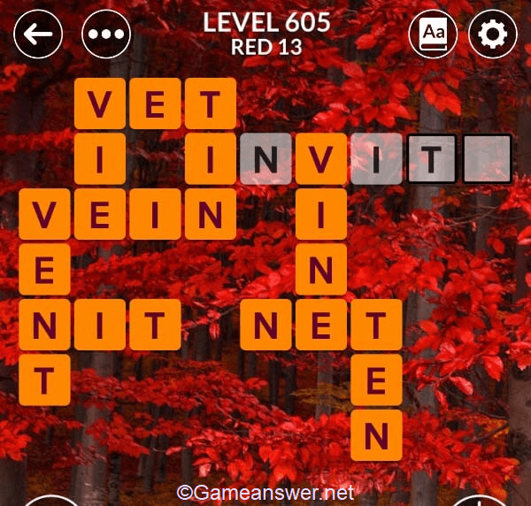 Wordscapes Level 605