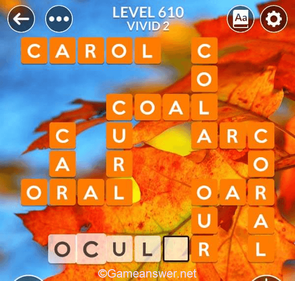 Wordscapes Level 610