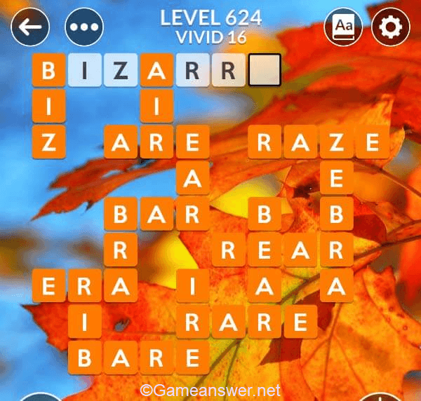 Wordscapes Level 624