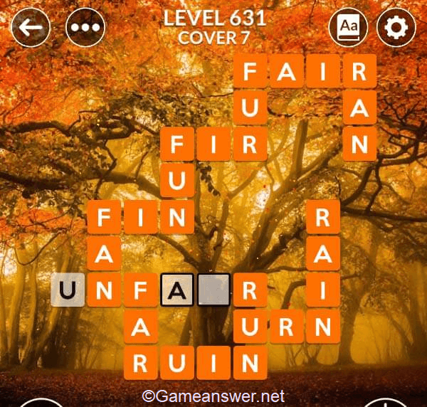 Wordscapes Level 631