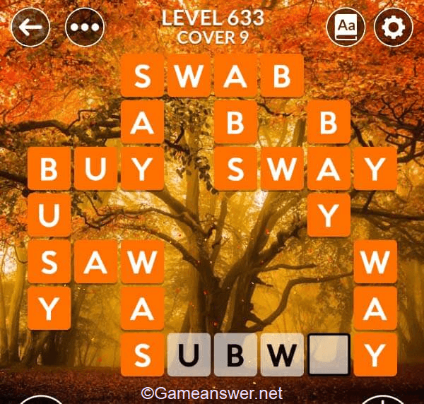 Wordscapes Level 633