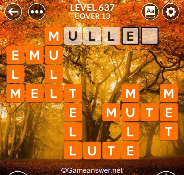 Wordscapes Level 637