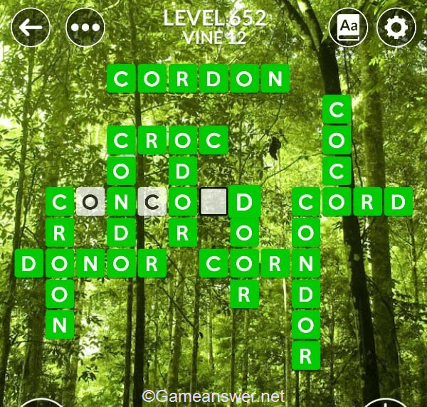 Wordscapes Level 652