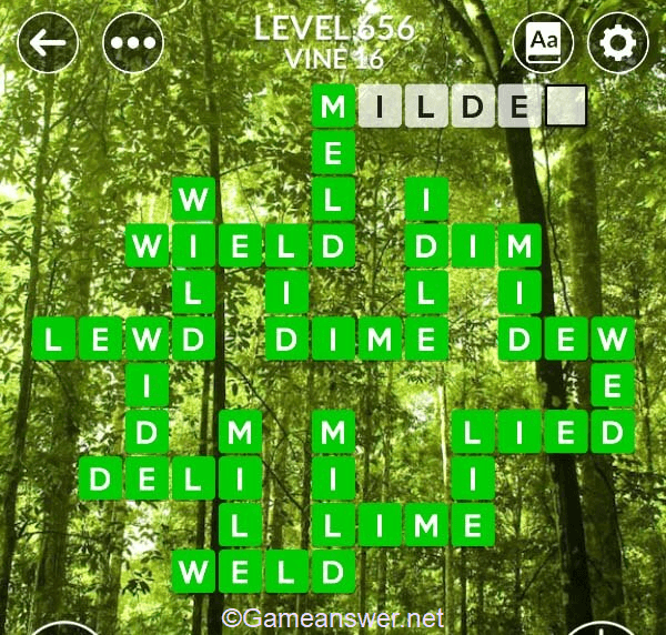 Wordscapes Level 656