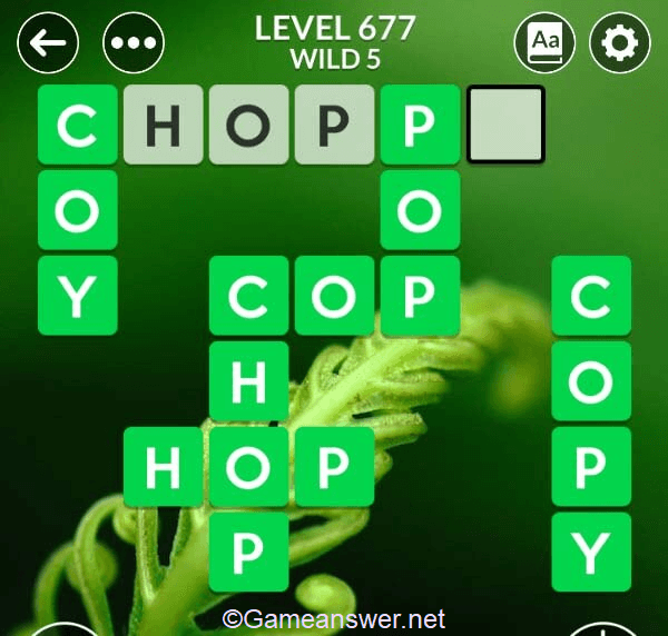 Wordscapes Level 677