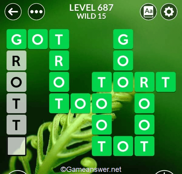 Wordscapes Level 687