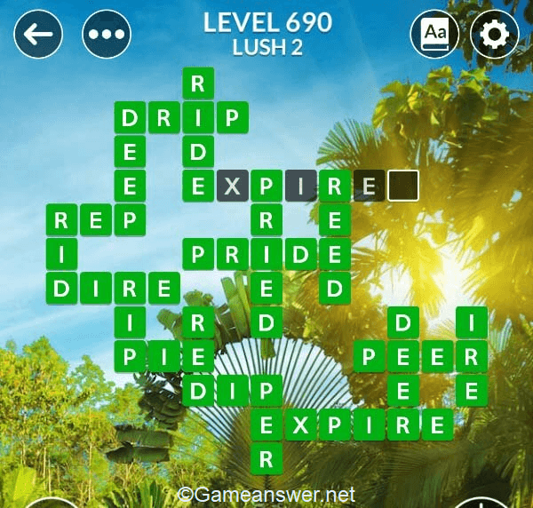 Wordscapes Level 690