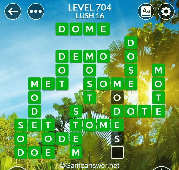 Wordscapes Level 704