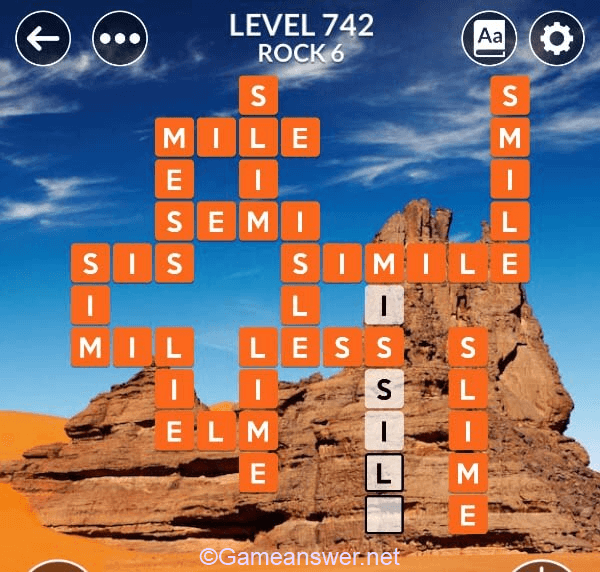 Wordscapes Level 742 Answers [ + Bonus Words ] - GameAnswer