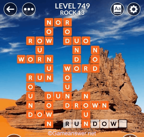 Wordscapes Level 749