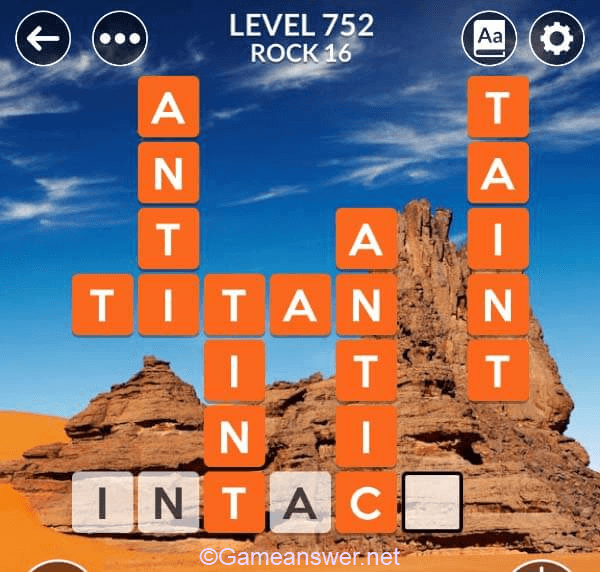 Wordscapes Level 752