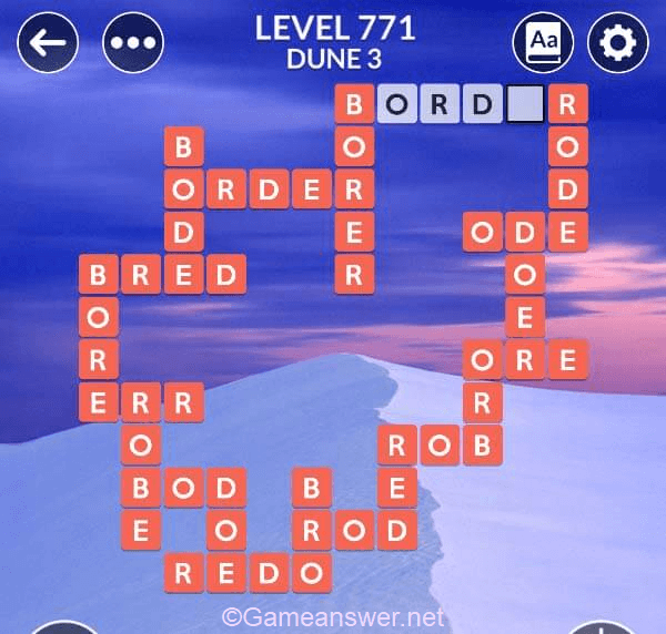 Wordscapes Level 771