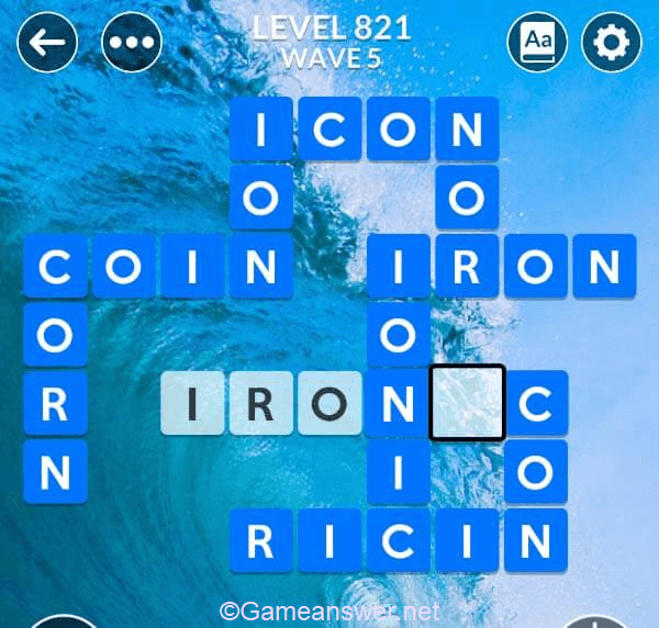 Wordscapes Level 821