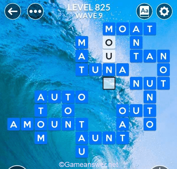 Wordscapes Level 825