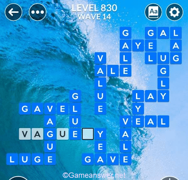 Wordscapes Level 830