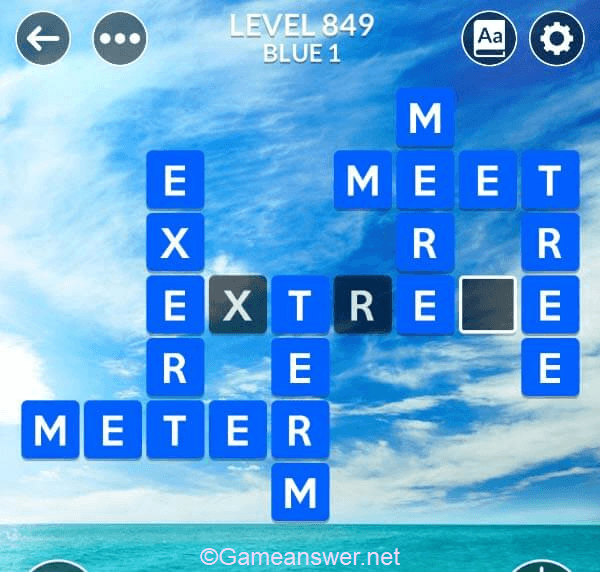 Wordscapes Level 849