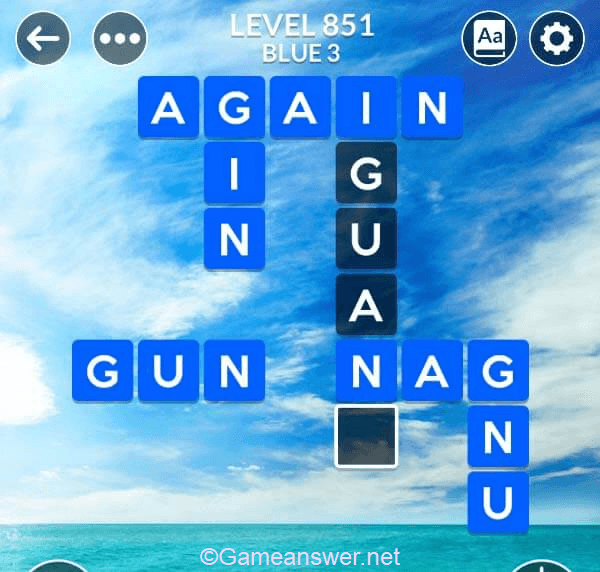 Wordscapes Level 851